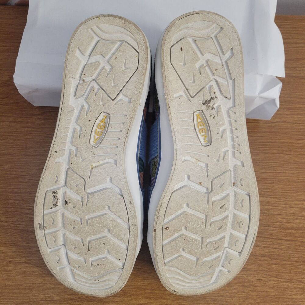 KEEN Size 8 Slip On Flats Checkered Multi Color Sneakers Elastic Ban Closure - Picture 6 of 8